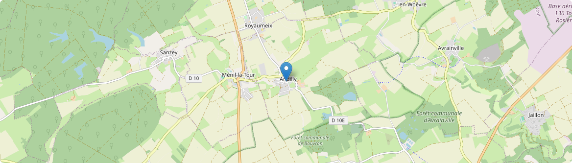 Andilly - Carte