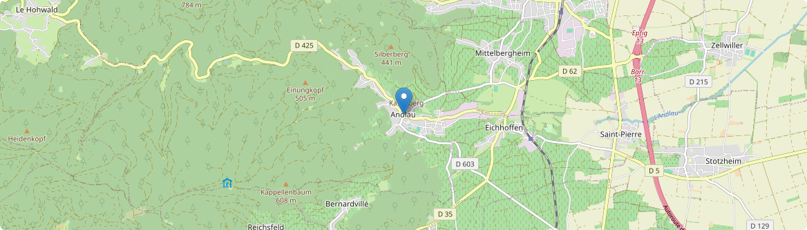 Andlau - Carte