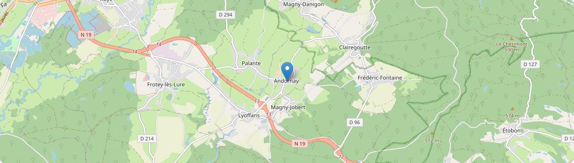 Andornay - Carte