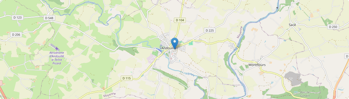 Andouillé - Carte