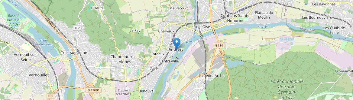 Andrésy - Carte