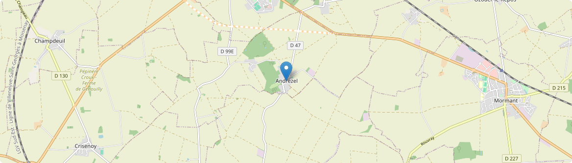 Andrezel - Carte