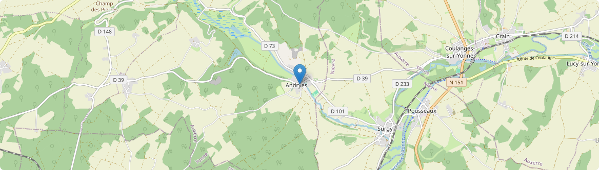 Andryes - Carte