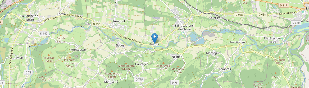 Anères - Carte