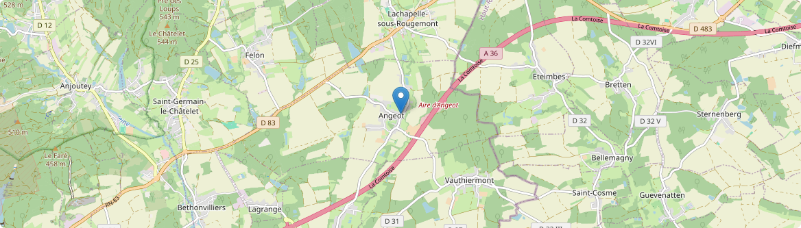Angeot - Carte
