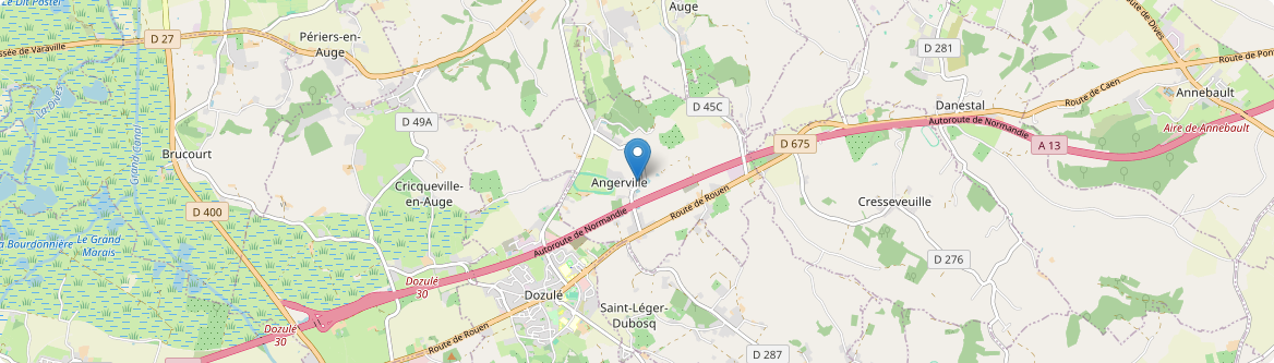 Angerville - Carte
