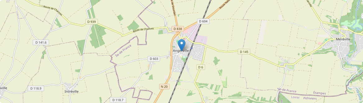 Angerville - Carte