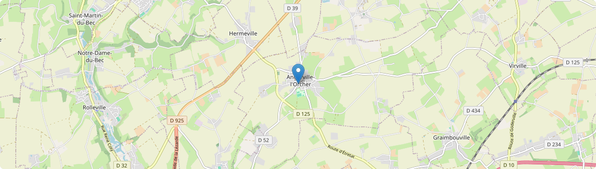 Angerville-l'Orcher - Carte