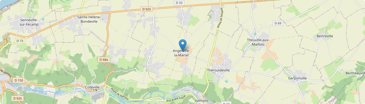 Angerville-la-Martel - Carte