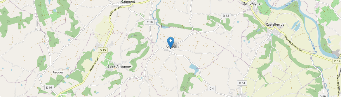 Angeville - Carte