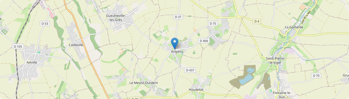 Angiens - Carte