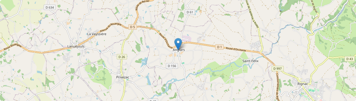 Anglars-Saint-Félix - Carte
