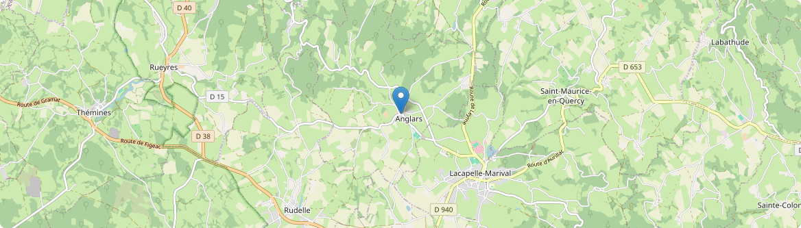 Anglars - Carte