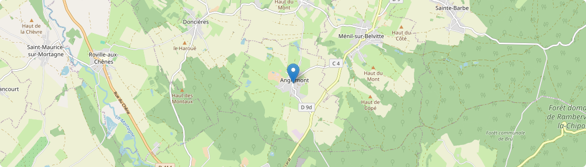 Anglemont - Carte