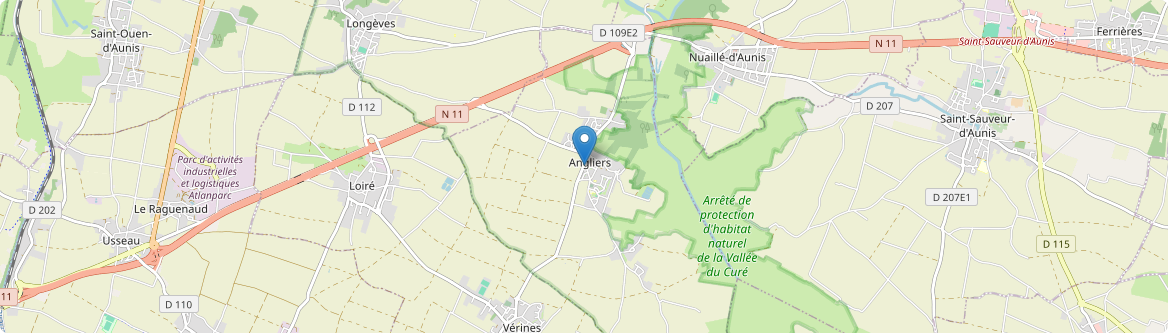 Angliers - Carte