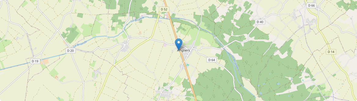 Angliers - Carte