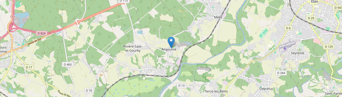 Angoumé - Carte