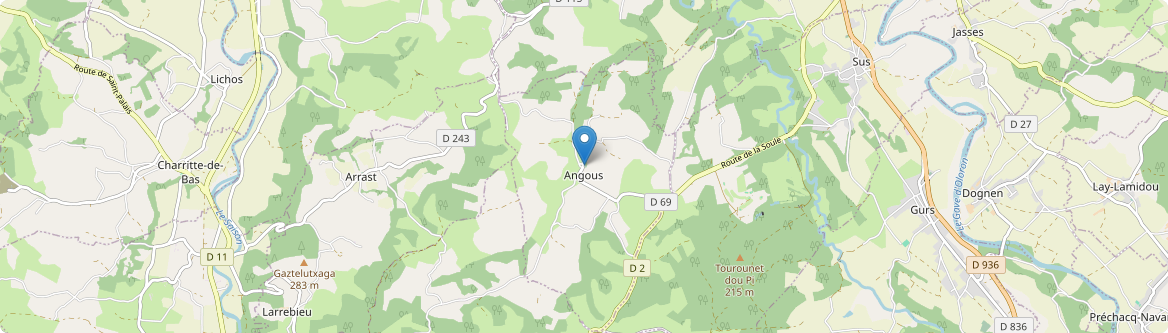 Angous - Carte