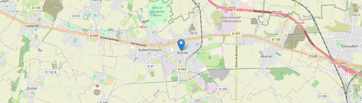 Aniche - Carte
