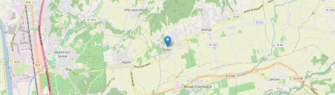 Anjou - Carte
