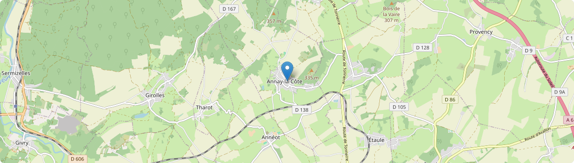 Annay-la-Côte - Carte