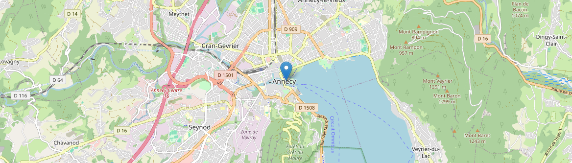 Annecy - Carte