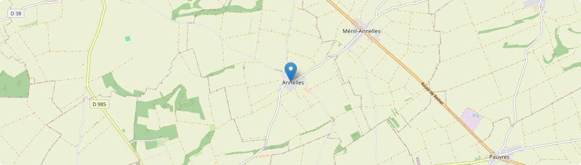 Annelles - Carte