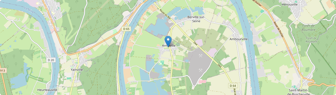 Anneville-Ambourville - Carte