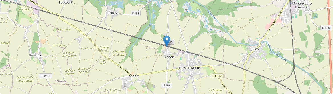 Annois - Carte