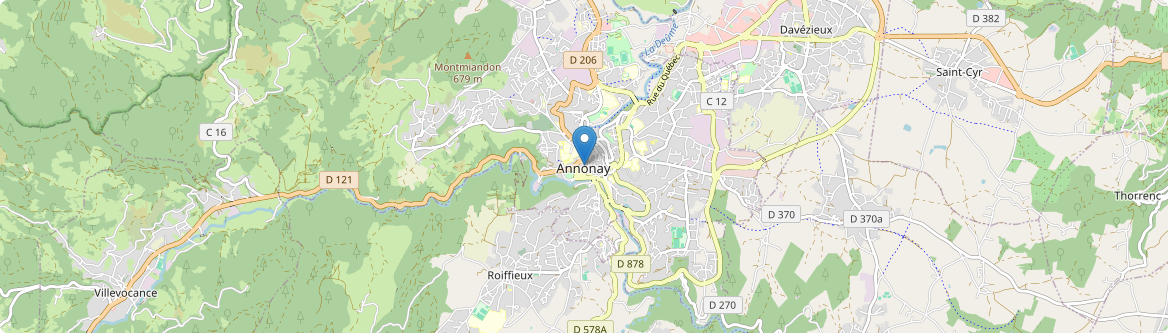 Annonay - Carte