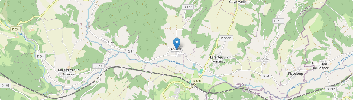 Anrosey - Carte