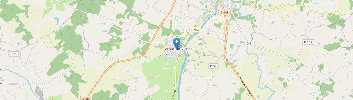 Ansac-sur-Vienne - Carte
