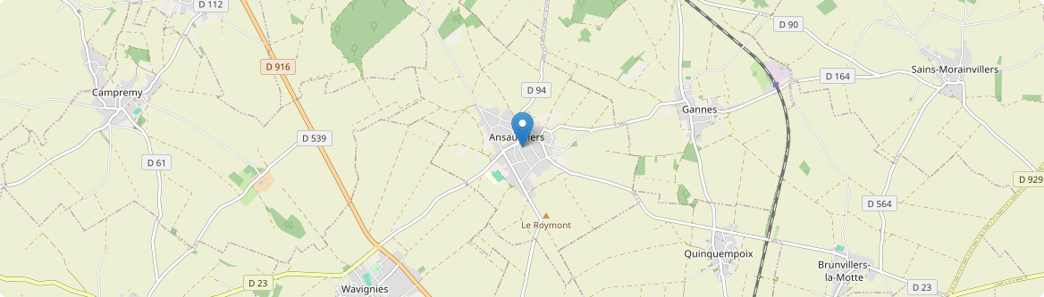 Ansauvillers - Carte