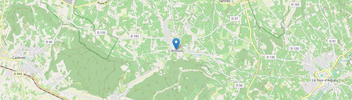Ansouis - Carte