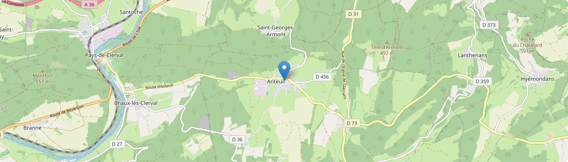 Anteuil - Carte