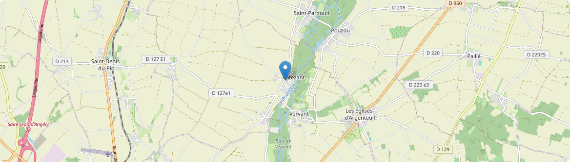 Antezant-la-Chapelle - Carte