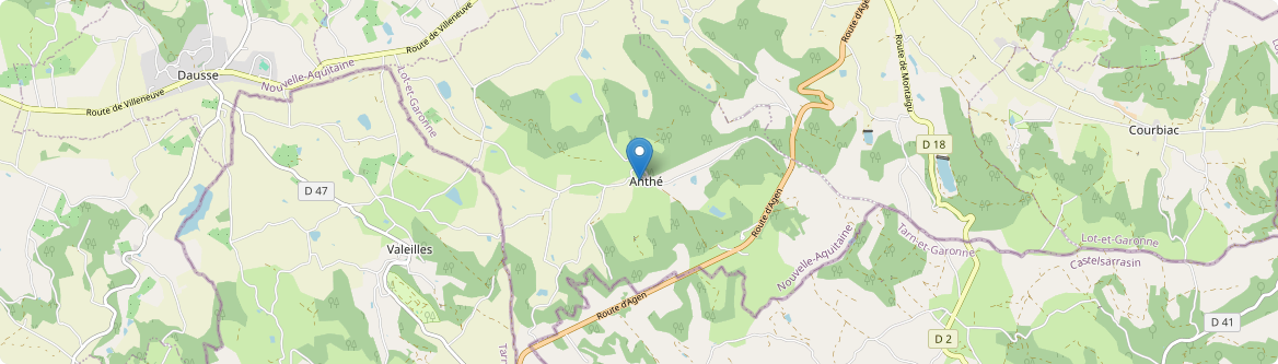 Anthé - Carte