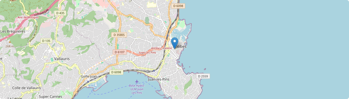 Antibes - Carte