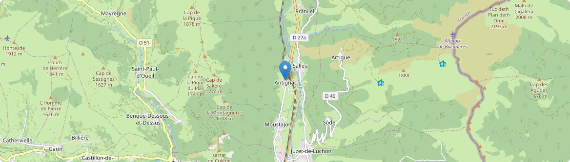 Antignac - Carte
