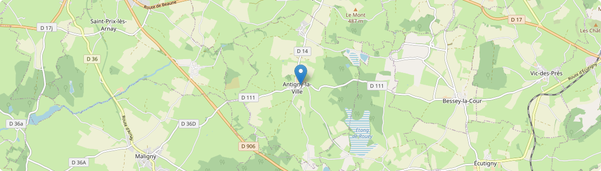 Antigny-la-Ville - Carte