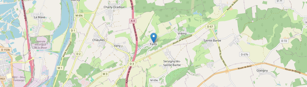 Antilly - Carte