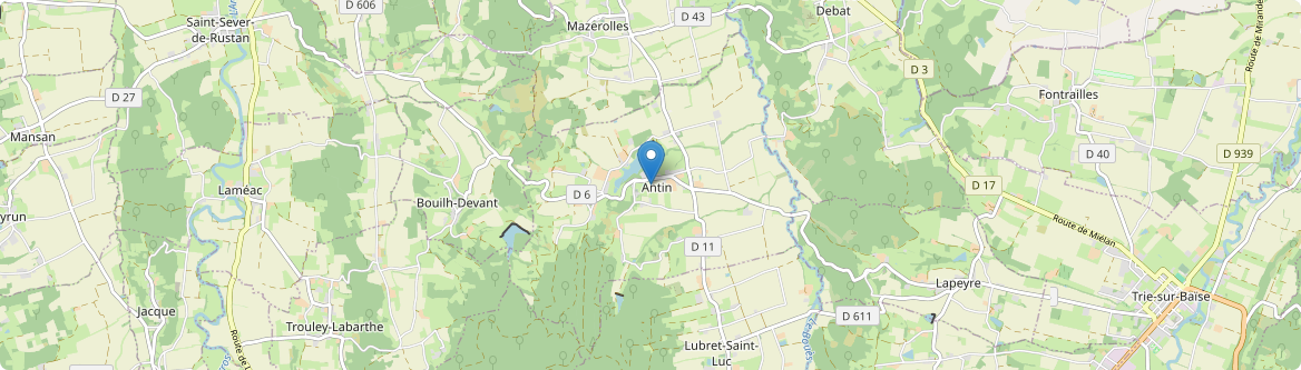 Antin - Carte