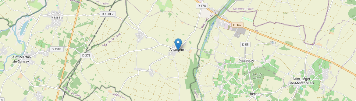 Antoigné - Carte