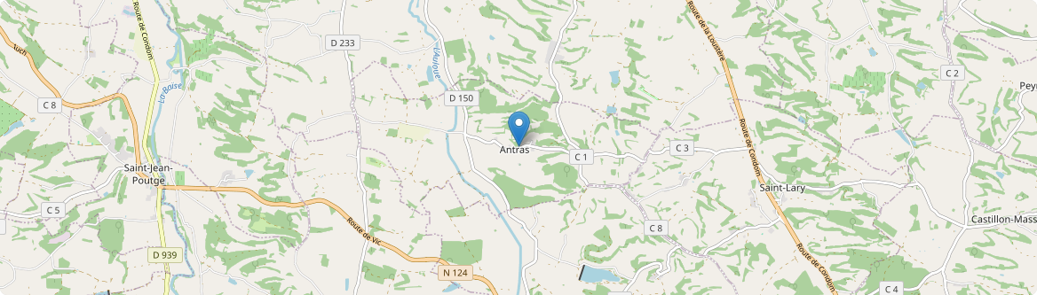 Antras - Carte