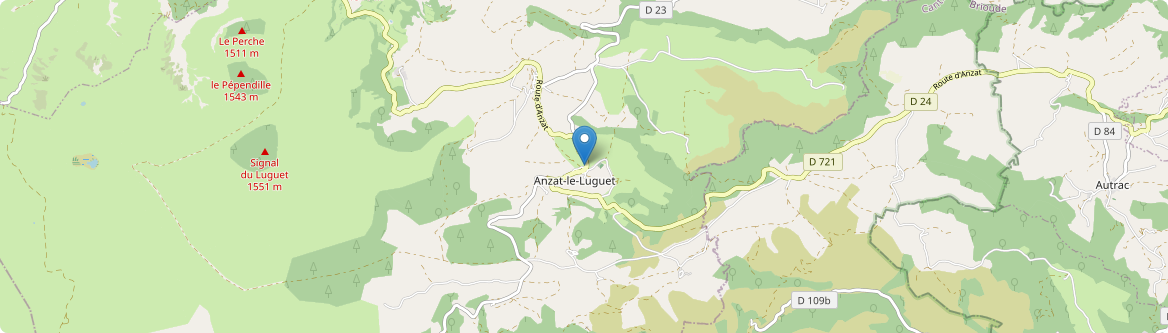 Anzat-le-Luguet - Carte