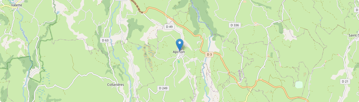 Apchon - Carte