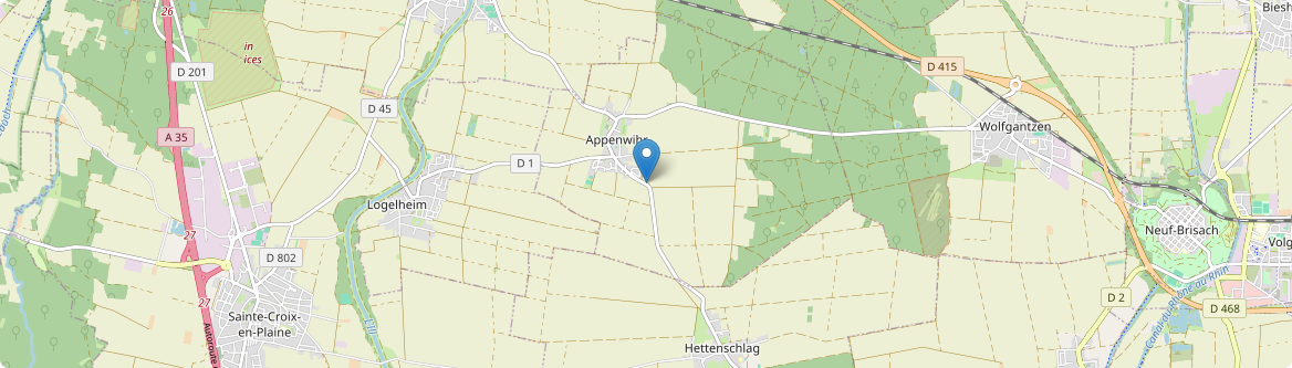 Appenwihr - Carte