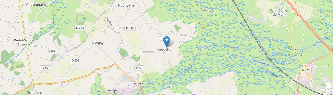 Appeville - Carte