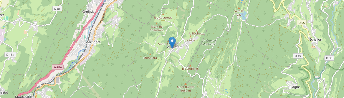 Apremont - Carte
