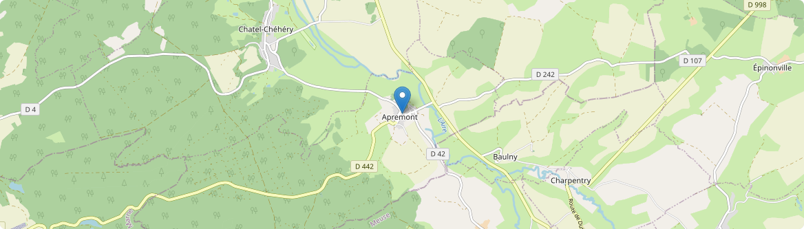 Apremont - Carte